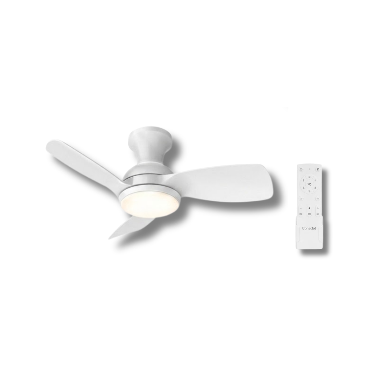 Quạt Trần Consciot Sovia | Gió Đảo Chiều - Đèn LED - Remote Thông Minh