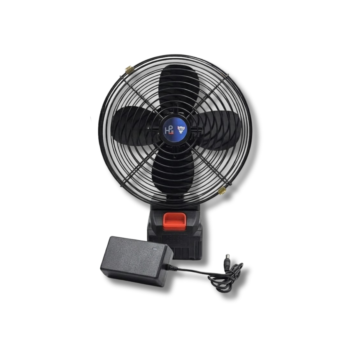 Quạt Tích Điện Mini Hãng HP | Chân Pin Phổ Thông – Lồng Cánh Sắt Siêu Bền