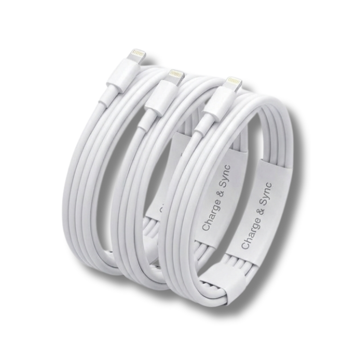 Combo 3 Dây Sạc Lightning 1m Fullbox | Siêu Bền - Chống Gãy Gập - Sạc Và Truyền Dữ Liệu Ổn Định