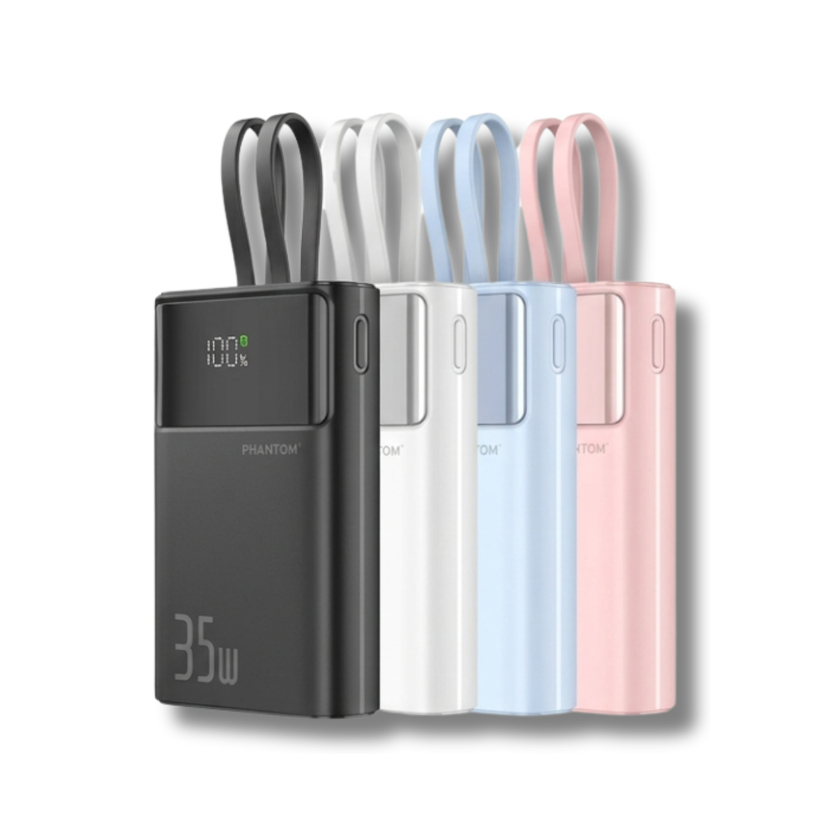 Pin Dự Phòng Phantom | Sạc Nhanh 35W PD | 20000mah | Thiết Kế Hiện Đại & Công Suất Mạnh Mẽ