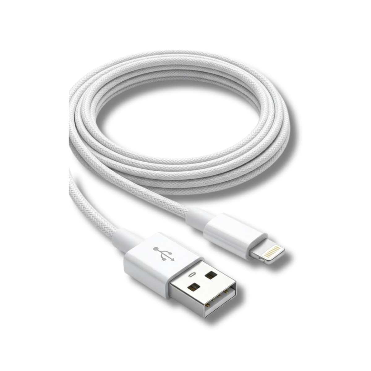 Cáp Sạc USB-A to Lightning 0.5m | Hàng Nhà Máy Cao Cấp (No Logo)