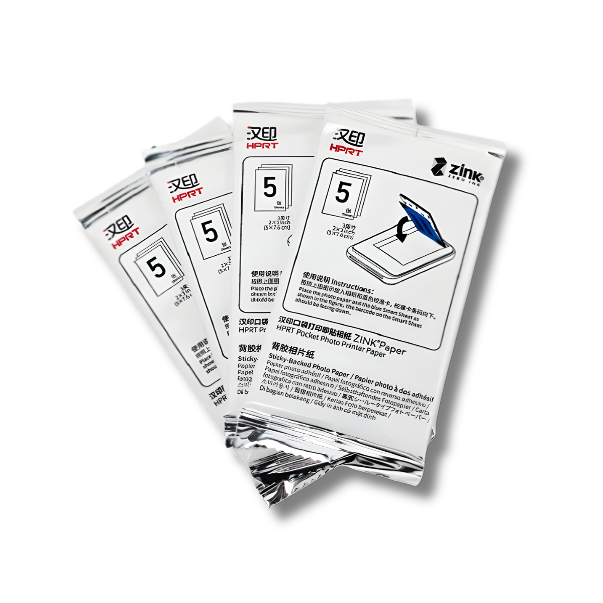 Giấy in ảnh nhiệt HPRT 2x3 inch – Chuyên dụng cho máy ảnh chụp lấy liền Z1, Z2