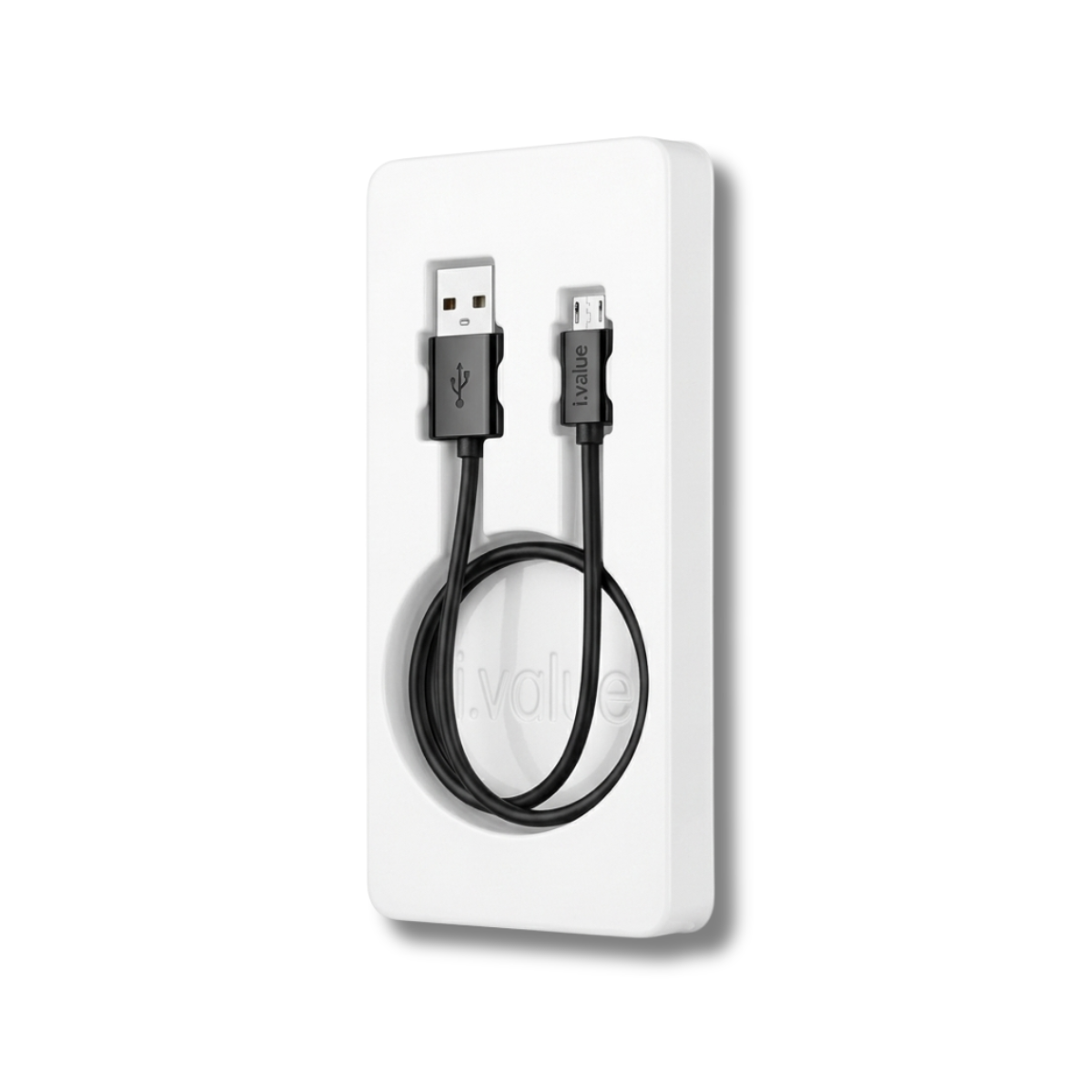 Cáp Micro USB iValue 0.3m | Thiết Kế Siêu Ngắn Gọn Tiện Lợi