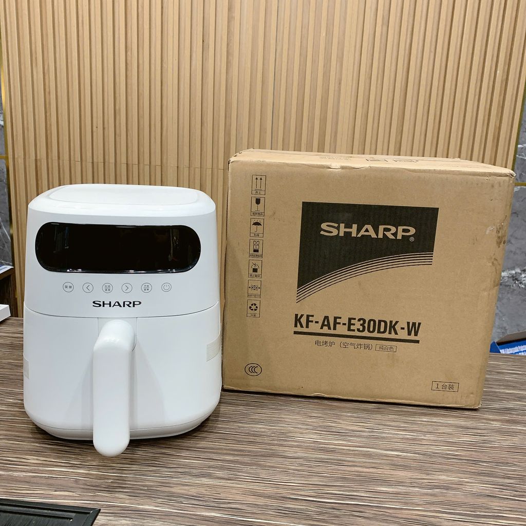 Nồi Chiên Không Dầu Sharp KF-AF-E30DK-W | 3L 1250W