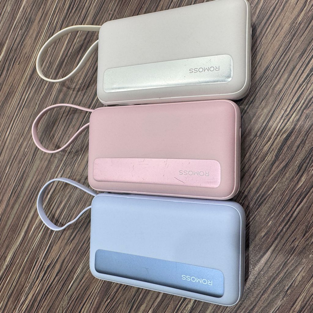 Pin Dự Phòng Romoss PPR20 10.000mAh Sạc Nhanh 22.5W - Kèm Cáp C & L (Likenew 95-98%)