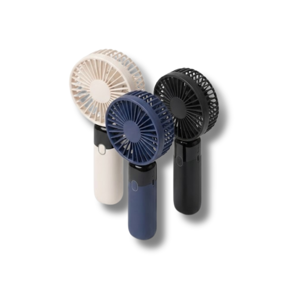 Quạt Cầm Tay Mini Hiển Thị % Pin | Gió Mạnh - Màn Hình LED Thông Minh