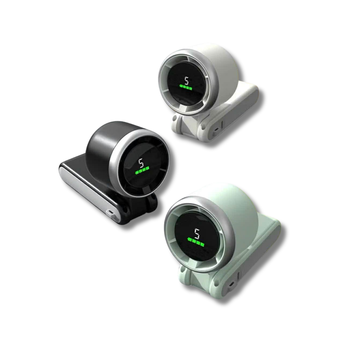 Quạt Mini Cầm Tay Turbo 5 Cấp Gió N607 | 7W 5 Cấp Độ Gió