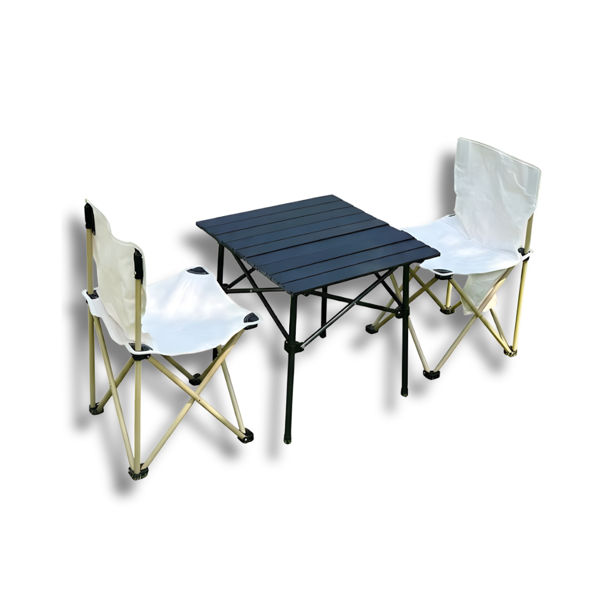 Bộ Bàn Ghế Xếp Gọn Ngoài Trời 3 Món SHANMUD ASHU | 2 Ghế 1 Bàn Camping