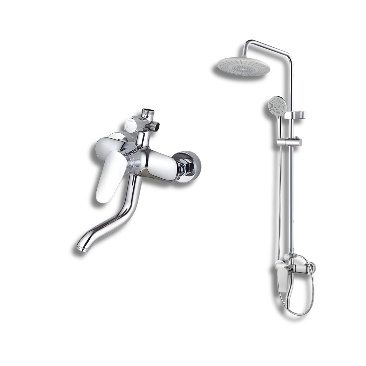 Bộ Sen Vòi Tắm Nóng Lạnh YLTECH | Củ Sen Nhựa Hợp Kim Siêu Bền & Chống Gỉ Sét