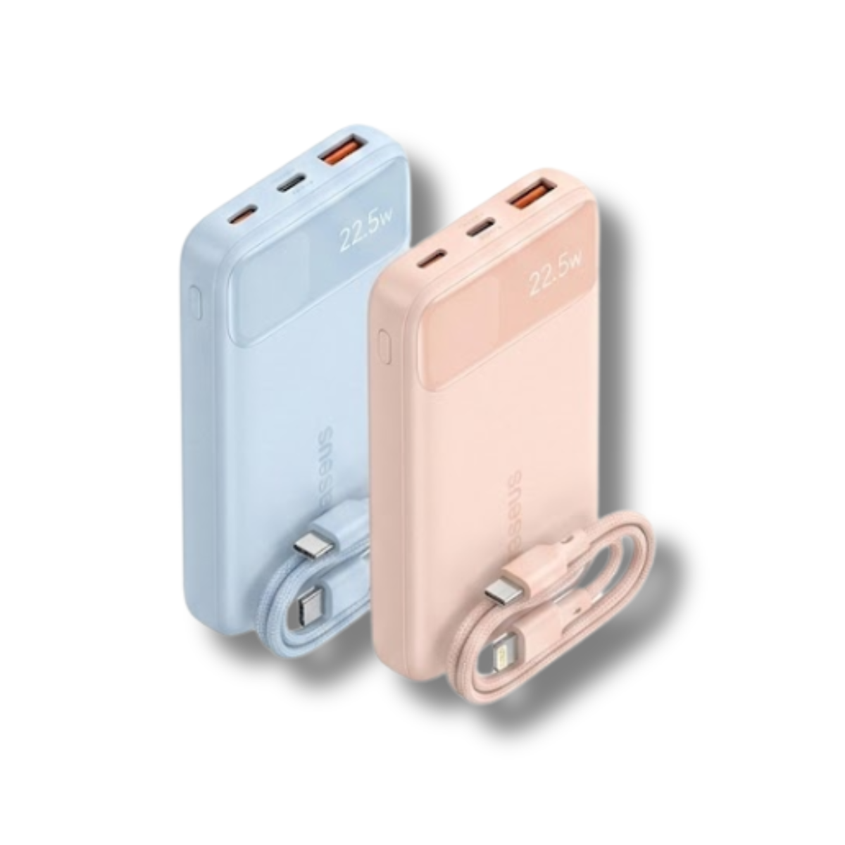 Pin Sạc Dự Phòng Baseus Qpow2 22.5W 20000mAh | Kèm 2 Cáp Sạc Nhanh Type-C & Lightning