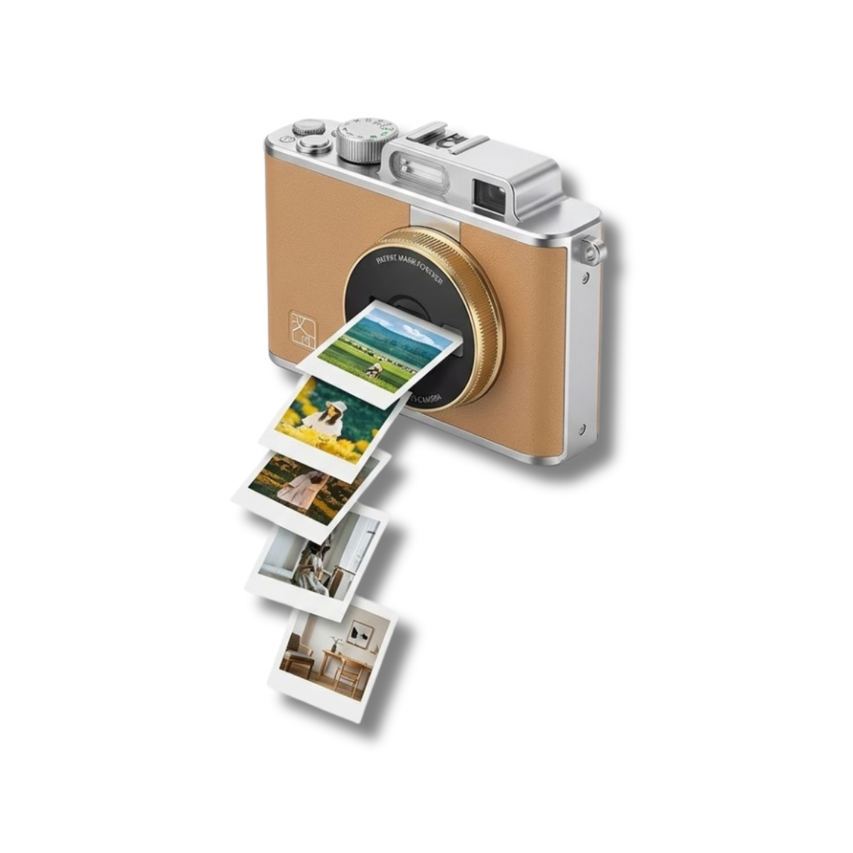 Máy Chụp Ảnh Lấy Liền HPRT Z2 | Màn Hình LCD, Bluetooth 5.2, Phong Cách Cổ Điển, In Ảnh Từ Điện Thoại