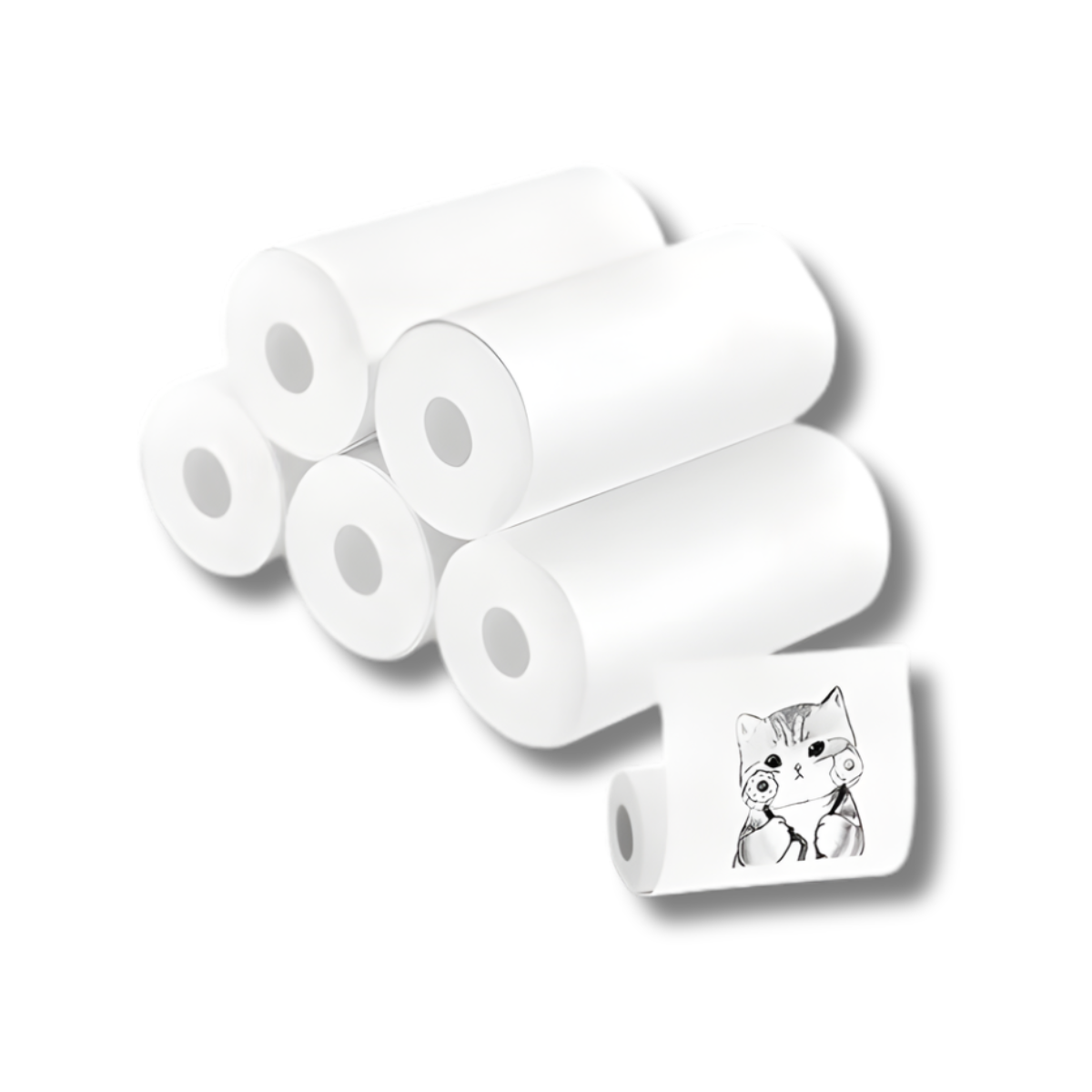 Cuộn giấy decal nhiệt dán cho HPRT L8 – In nhãn thông minh, Lưu mực 2 năm