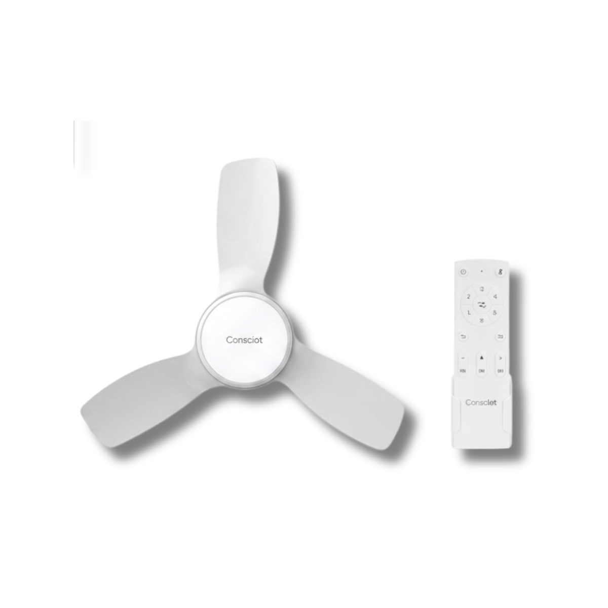 Quạt Trần Consciot Sovia | Gió Đảo Chiều - Đèn LED - Remote Thông Minh