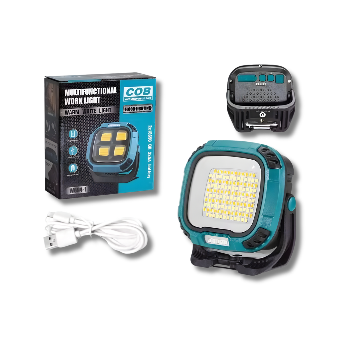 Đèn LED Siêu Sáng Cắm Trại W892-2 | Tích Hợp Pin Sạc - Chống Nước IPX4