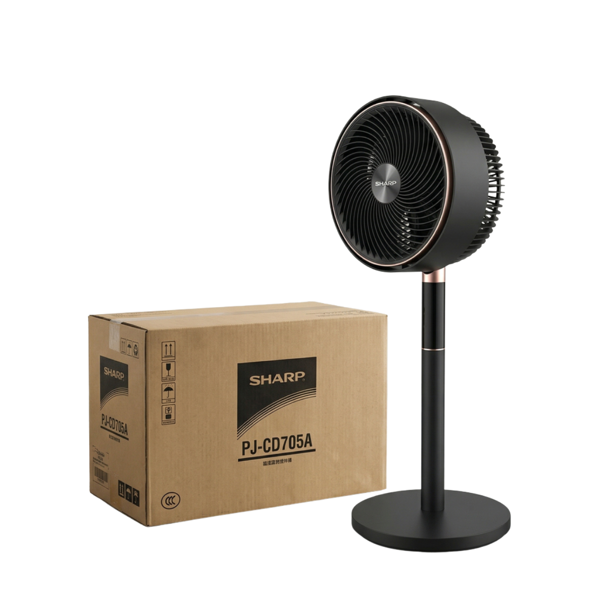 Quạt Cây Đối Lưu Sharp PJ-CD705A | Công Nghệ Biến Tần DC 40W 32 Tốc Độ
