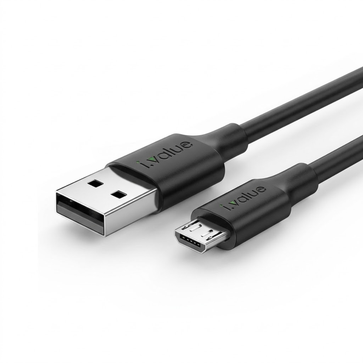 Cáp Micro USB iValue 0.3m - Nhỏ Gọn, Bền Bỉ, Sạc Nhanh Tiện Lợi