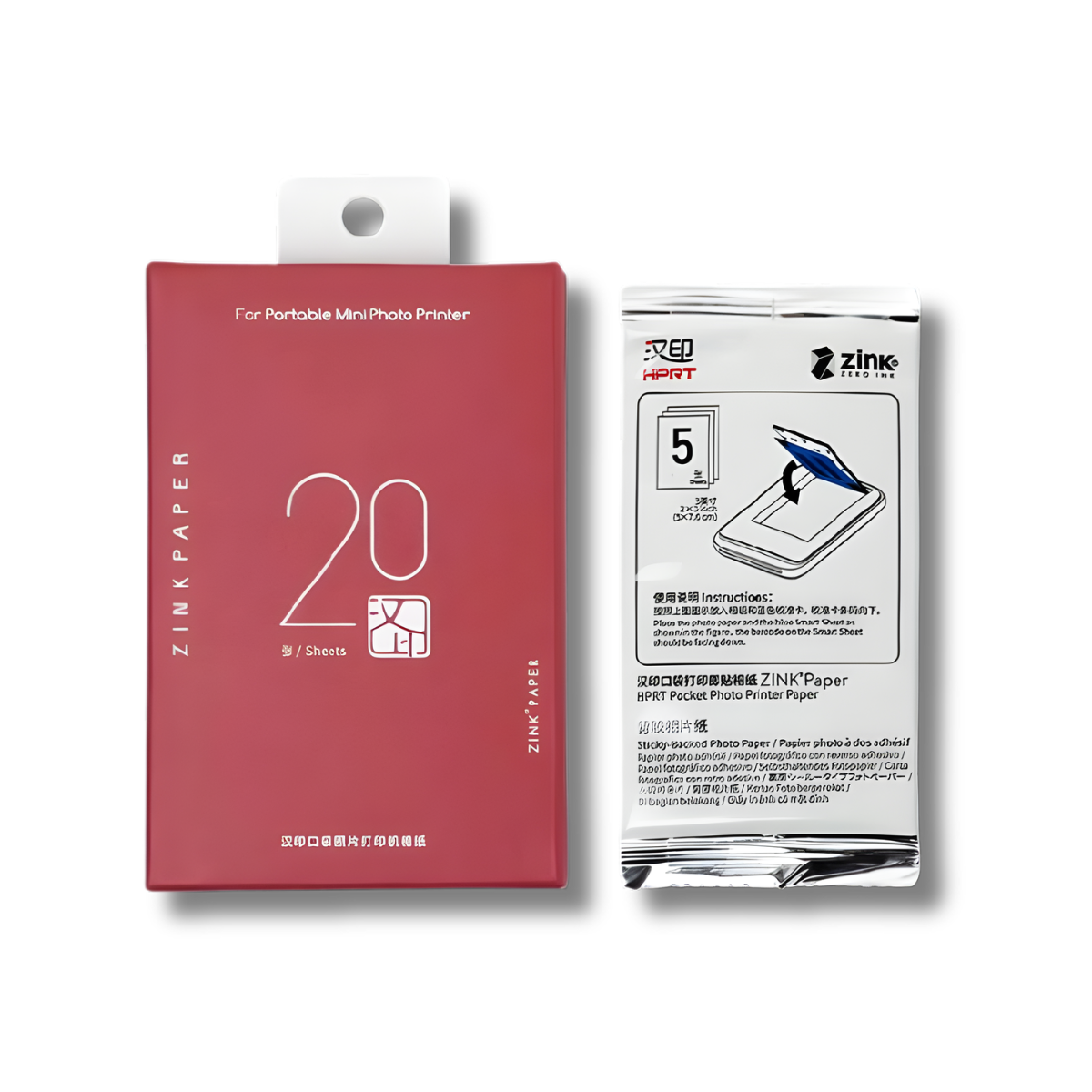 Giấy in ảnh nhiệt HPRT 2x3 inch – Chuyên dụng cho máy ảnh chụp lấy liền Z1, Z2