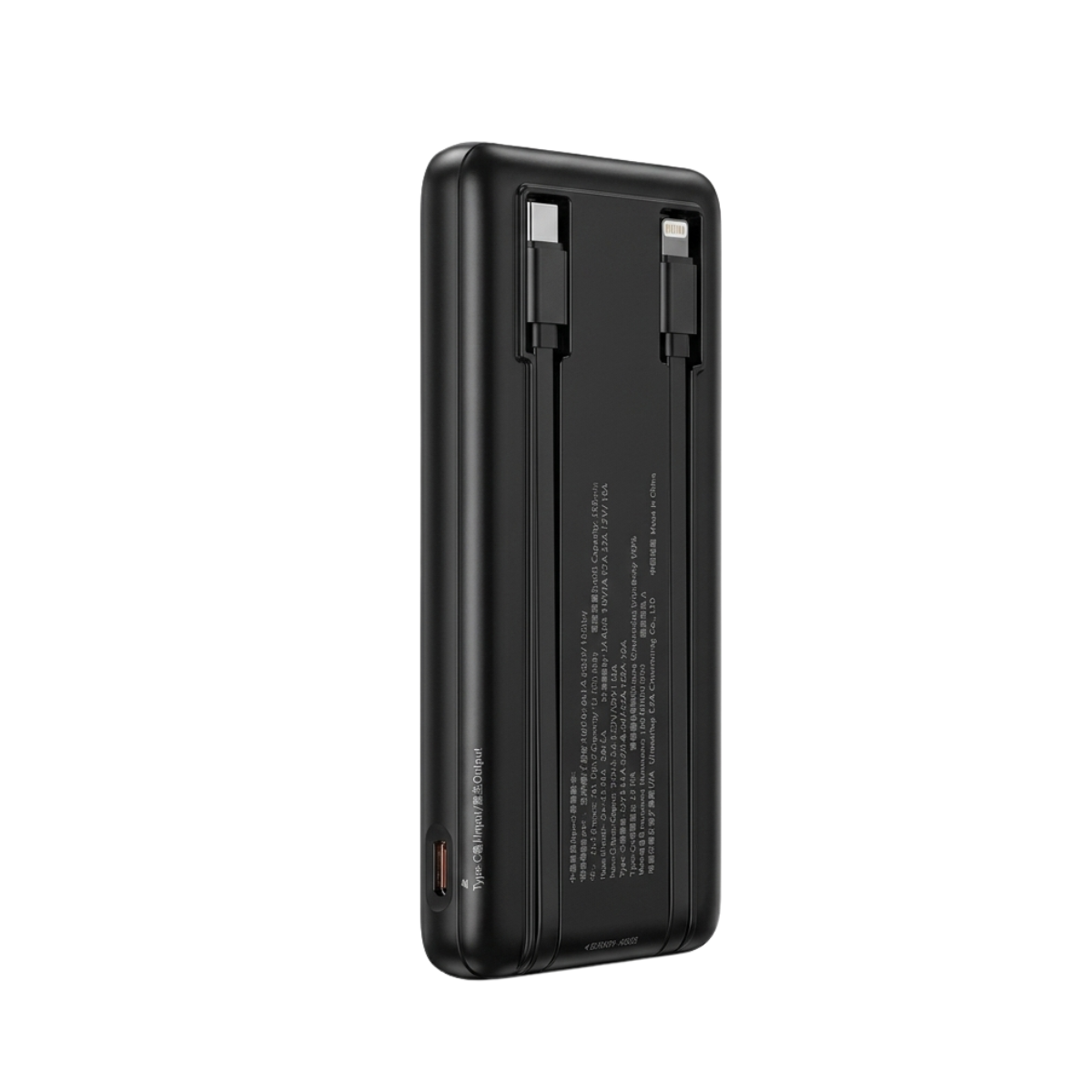Pin Sạc Dự Phòng Awei P76K 10000mAh | Sạc Nhanh 22.5W | Liền Cáp Type-C & Lightning