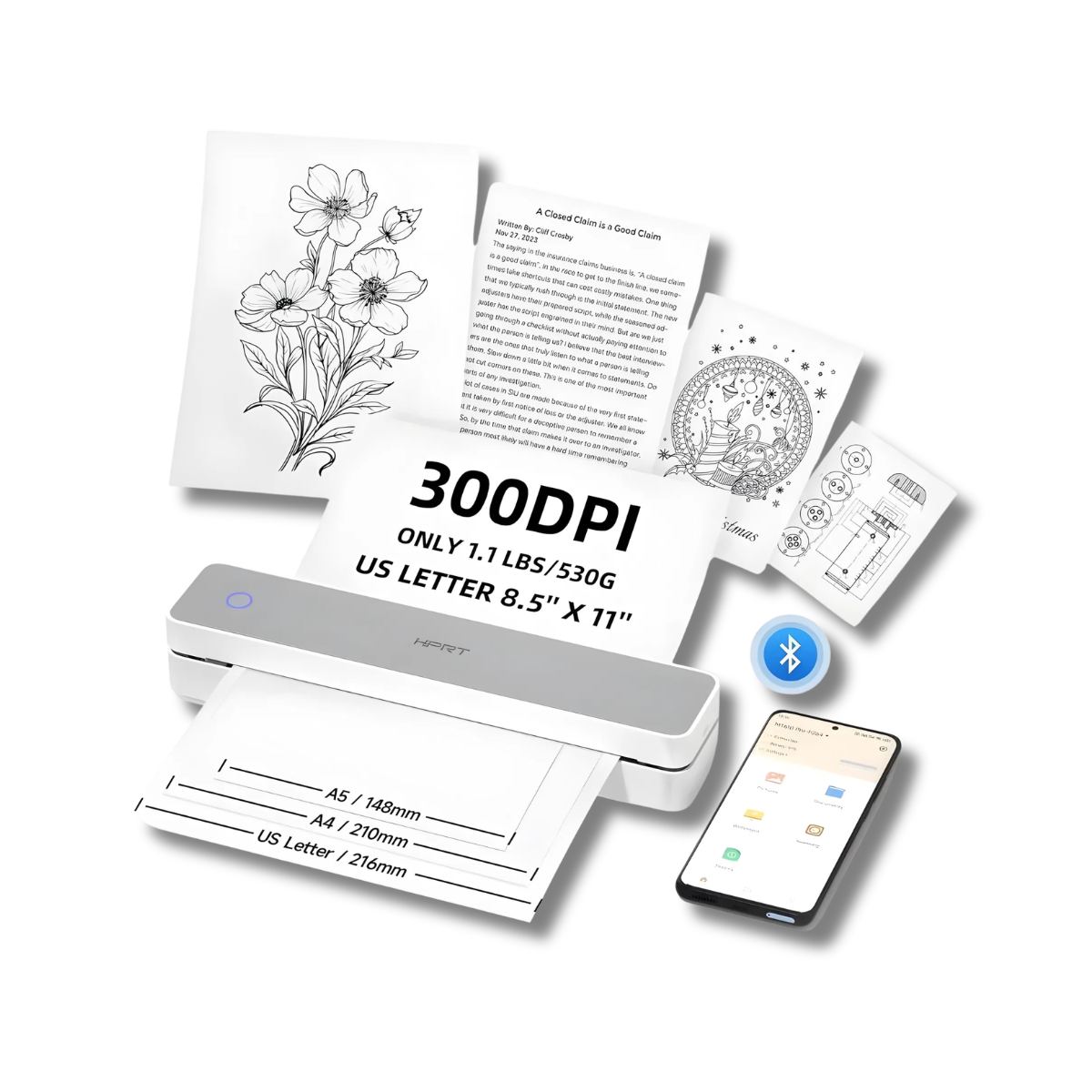 Máy in di động cầm tay HPRT MT610 PRO – Giải pháp in ấn chuyên nghiệp mọi lúc, mọi nơi