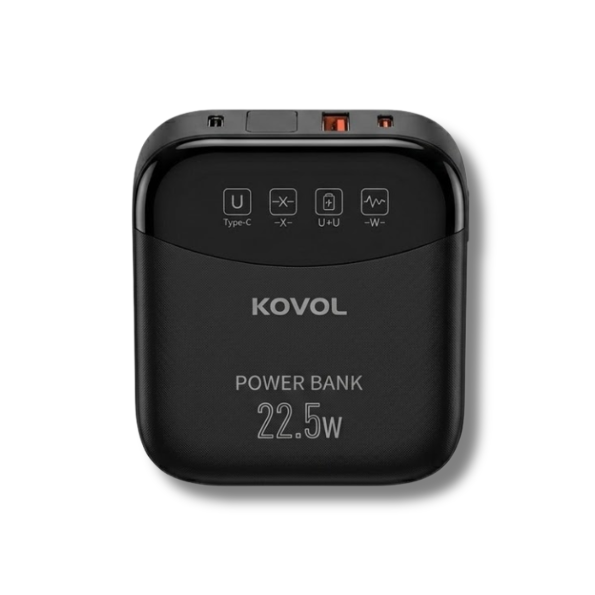 Pin Dự Phòng Kovol 10000mAh | Sạc Nhanh 22.5W Liền Cáp L & C Siêu Tiện Lợi