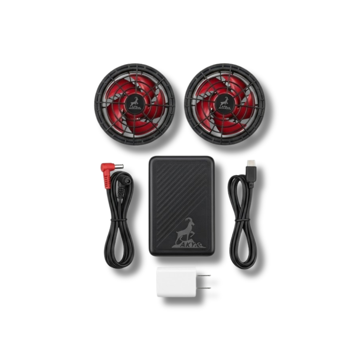 Bộ Pin Quạt Áo Điều Hòa Akyo Xanh Date 2026 (Không Kèm Áo)