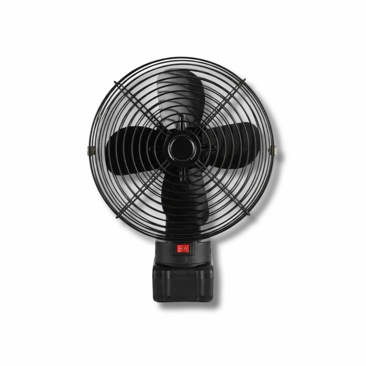 Quạt Tích Điện Lồng Sắt S10 Chân Pin Phổ Thông | Pin 10 Cell - Siêu Bền - Gió Mạnh