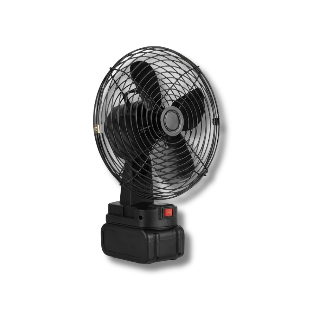 Quạt Tích Điện Lồng Sắt S10 Chân Pin Phổ Thông | Pin 10 Cell - Siêu Bền - Gió Mạnh