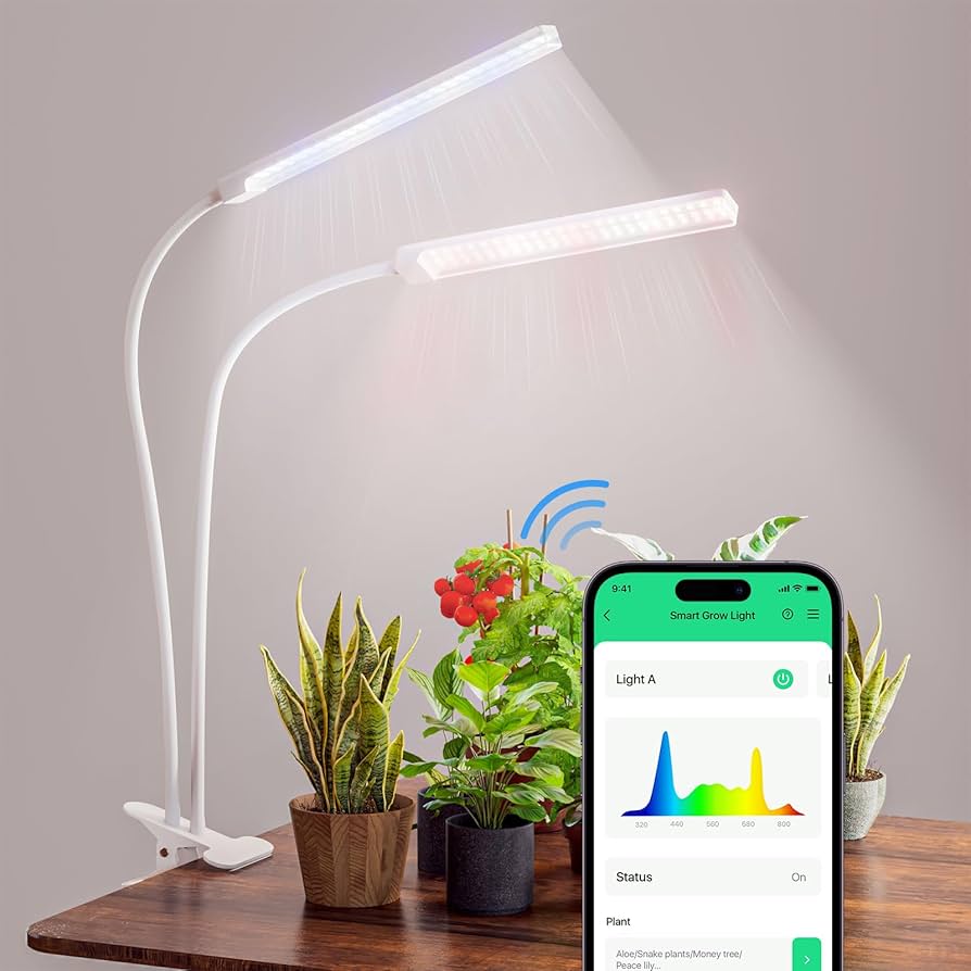 Đèn LED Trồng Cây Thông Minh BBSolar Smart Grow Light - Full Spectrum, Điều Khiển App & Voice Control