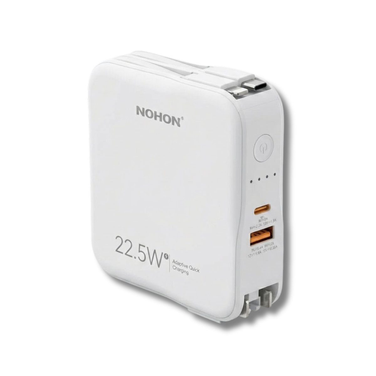 Pin Dự Phòng NOHON 10.000mAh Sạc Nhanh 20W | Sạc Không Dây MagSafe & Đế Dựng Tiện Lợi