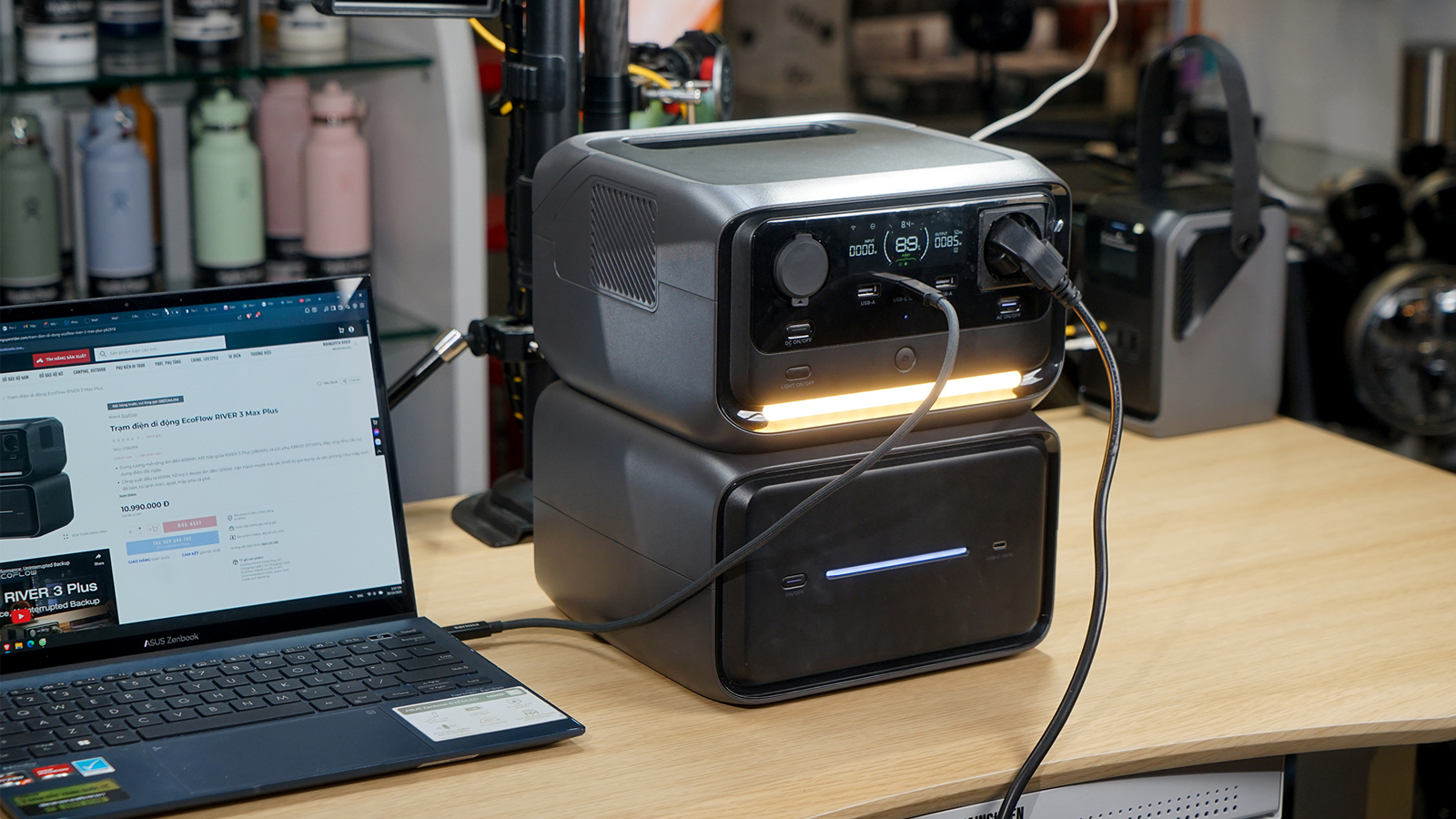 Trạm Phát Điện Di Động EcoFlow RIVER 3 Max Plus | 570Wh 600W