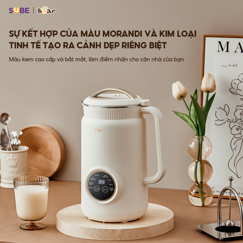 Máy Làm Sữa Hạt Đa Năng Bear SB-SH09Q | 1L 800W