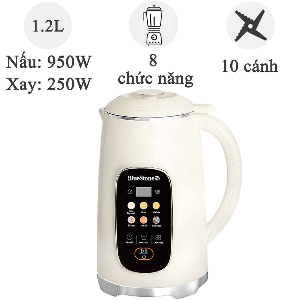 Máy Làm Sữa Hạt Đa Năng Bluestone SMB-7331 | 1.2L 1000W