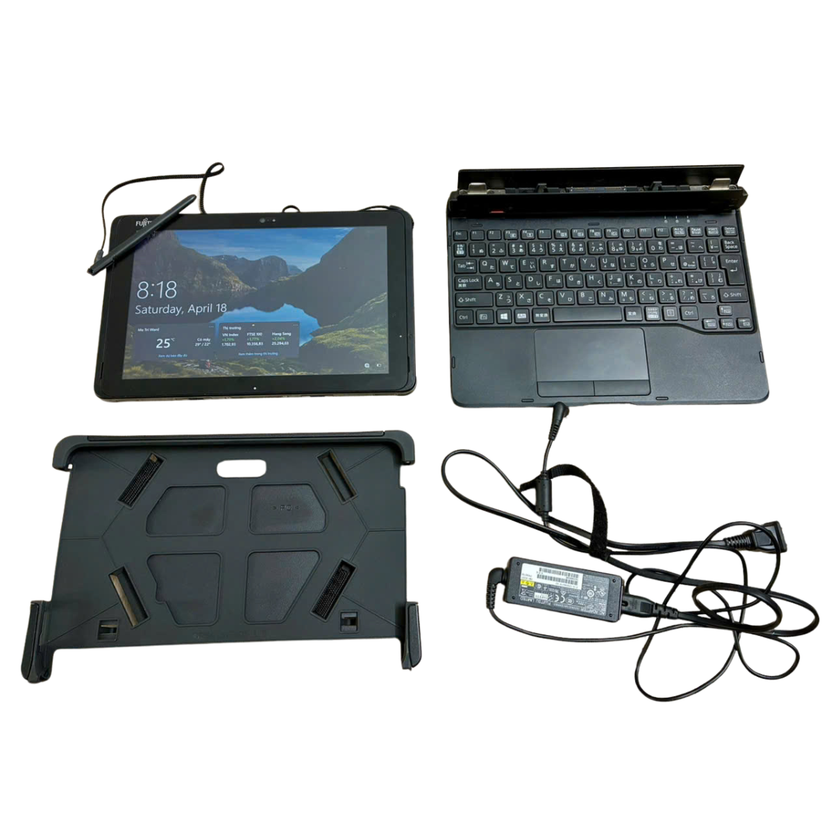 Laptop 2 in 1 Fujitsu Arrows Tab Q507 | Intel Atom X5 - Ram 4GB - SSD 64GB