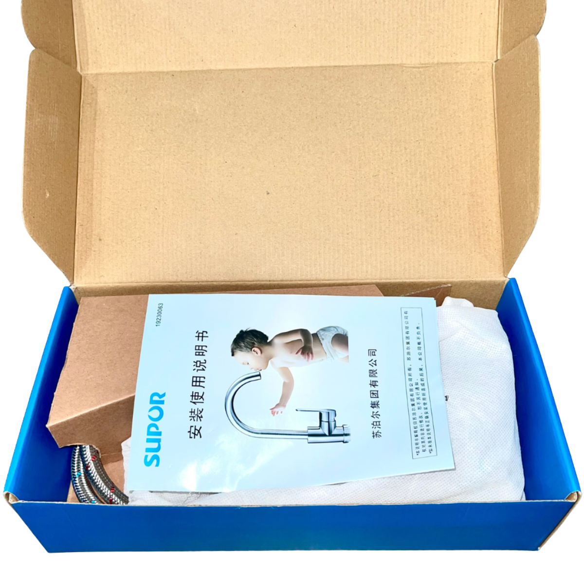 Vòi Chậu Rửa Lavabo Xoay Đầu Supor 231604-04-LS | Inox 304 Cao Cấp