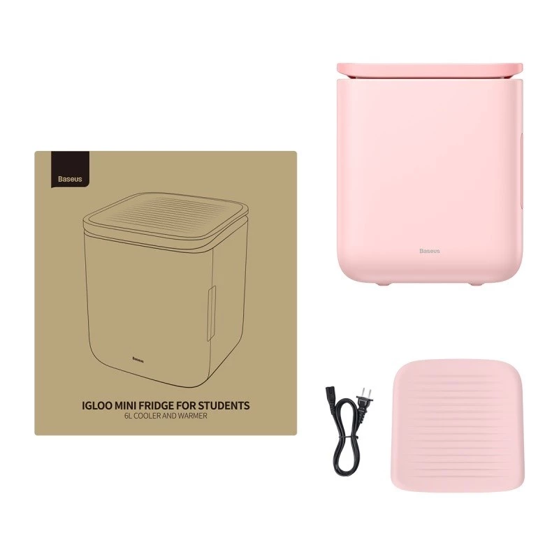 Tủ Lạnh Mini Baseus 6L Igloo | Làm Mát & Làm Nóng Tiết Kiệm Điện